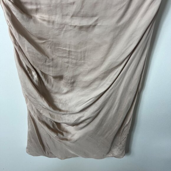 All saints Japanese cloth silk pink dress women’s size 6 - Picture 9 of 13